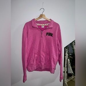 PINK QUARTER ZIP